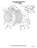 Part Location Diagram of W10382923 Whirlpool O RING