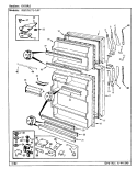 DOORS Diagram and Parts List for RB17KN1AF BG26A Admiral Refrigerator
