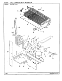 UNIT COMPARTMENT & SYSTEM Diagram and Parts List for RB15KA-1AL BG02A Admiral Refrigerator