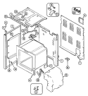 BODY Diagram and Parts List for CE3878VVD  Crosley Range