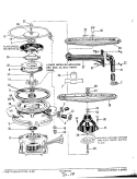 MOTOR \ HEATER & SPRAY ARM Diagram and Parts List for DU18C  Maytag Dishwasher