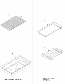 Grille And Griddle - Cc7ls Diagram and Parts List for CARDS801WW-P1131925NWW  Amana Range