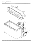 CHEST FREEZER Diagram and Parts List for C5H V5Z6A Maytag Refrigerator