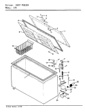 CHEST FREEZER Diagram and Parts List for C7HS V5ZUC Maytag Refrigerator
