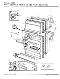 DOORS Diagram and Parts List for RB15KA-1A AG01A Admiral Refrigerator