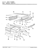 CHEST OF DRAWERS Diagram and Parts List for RB23JN-4A 9A25A Magic Chef Refrigerator