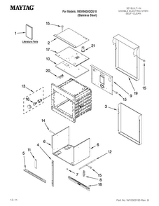 Part Location Diagram of 7744P409-60 Whirlpool USE WPL 74008273