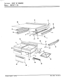 Part Location Diagram of 68639-1 Whirlpool Front assy