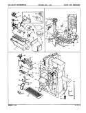 WATER & ICE DISPENSER Diagram and Parts List for RB23HA-3AL 8B23B Admiral Refrigerator