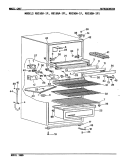 FRESH FOOD COMPARTMENT Diagram and Parts List for RB15GA-1P  Magic Chef Refrigerator