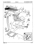 UNIT COMPARTMENT & SYSTEM Diagram and Parts List for RB15HN-1A 8C50A Magic Chef Refrigerator