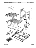 FREEZER COMPARTMENT Diagram and Parts List for NNT199JA 8A31A Maytag Refrigerator
