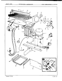 UNIT COMPARTMENT & SYSTEM Diagram and Parts List for RB23GY-3PL 7B23B Admiral Refrigerator
