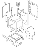 Part Location Diagram of 7106P050-60 Whirlpool HINGE
