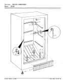 FREEZER COMPARTMENT Diagram and Parts List for DF20H V5ZU3 Maytag Refrigerator