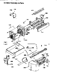 Section 3 Diagram and Parts List for TH25TL-P1303001WL  Amana Refrigerator