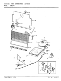 UNIT COMPARTMENT & SYSTEM Diagram and Parts List for DNF17H V5ZU3 Maytag Refrigerator
