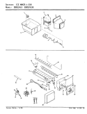 ICE MAKER & BIN Diagram and Parts List for BDNS24L9 BN91A Admiral Refrigerator