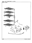 UNIT COMPARTMENT & SYSTEM Diagram and Parts List for DF20HX X5Z53 Maytag Refrigerator