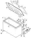 Part Location Diagram of WP4-35260-005 Whirlpool Door Gasket