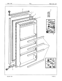 Part Location Diagram of 122904728 Whirlpool HINGE PAD