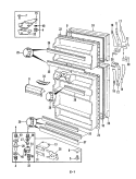 Part Location Diagram of 60406-29 Whirlpool DOOR, DAIRY
