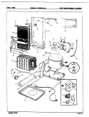 UNIT COMPARTMENT & SYSTEM Diagram and Parts List for BDNS24J9A 8N24A Maytag Refrigerator