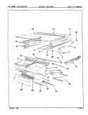 Part Location Diagram of 68515-1 Whirlpool RAIL UPPER CENTER