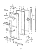 Part Location Diagram of 62391-13-HW Whirlpool PANEL, OUTER DOOR