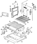 Part Location Diagram of 69874-7 Whirlpool DOOR, ICE ACCESS