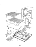 FREEZER COMPARTMENT Diagram and Parts List for RNB19EA-3A 5C78A Amana Refrigerator