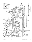 FRESH FOOD & FREEZER DOOR Diagram and Parts List for RNB23AN-3A 4D47A Magic Chef Refrigerator