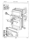 DOORS Diagram and Parts List for ENT15F4A 7A47A Maytag Refrigerator