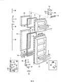 Part Location Diagram of 54390-6 Whirlpool HINGE