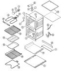 Part Location Diagram of 7002P163-60 Whirlpool INSULATION