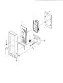 CONTROL PANEL Diagram and Parts List for 28FK-7CXW-19  Magic Chef Range
