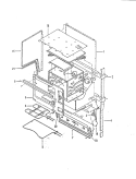 BODY (UPPER) Diagram and Parts List for 28FK-7CXW-19  Magic Chef Range