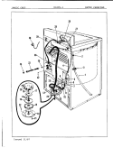 WATER CARRYING Diagram and Parts List for W18FA1  Magic Chef Washer