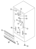 FREEZER COMPARTMENT Diagram and Parts List for RFUA150AAW  Admiral Freezer