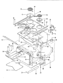 Part Location Diagram of WPW10259865 Whirlpool Range Surface Element