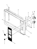 Part Location Diagram of 02100129 Whirlpool FRAME, CONTROL