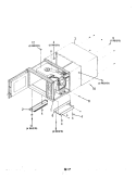 BASE Diagram and Parts List for M40B-3  Magic Chef Microwave Oven Combo
