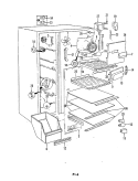 FREEZER COMPARTMENT Diagram and Parts List for RND22EA-3A 5M78B Amana Refrigerator
