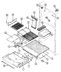 Part Location Diagram of 67115-1 Whirlpool TUNNEL, AIR (FRZ)