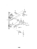 LATCH Diagram and Parts List for CM46B-9P-02  Magic Chef Microwave