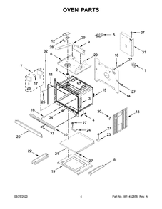 Oven Parts Diagram and Parts List for JMW2427IL03  Maytag Washer