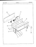 CONTROL PANEL Diagram and Parts List for YE20FA3  Magic Chef Dryer