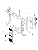 CONTROL PANEL (M5A - 1, M5A - 2) Diagram and Parts List for M5A-6  Magic Chef Microwave
