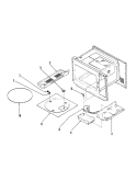 TURNTABLE Diagram and Parts List for M15A-10P  Magic Chef Microwave