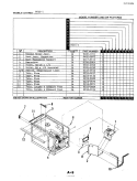 COOLING SYSTEM Diagram and Parts List for M41C-1  Magic Chef Microwave Oven Combo